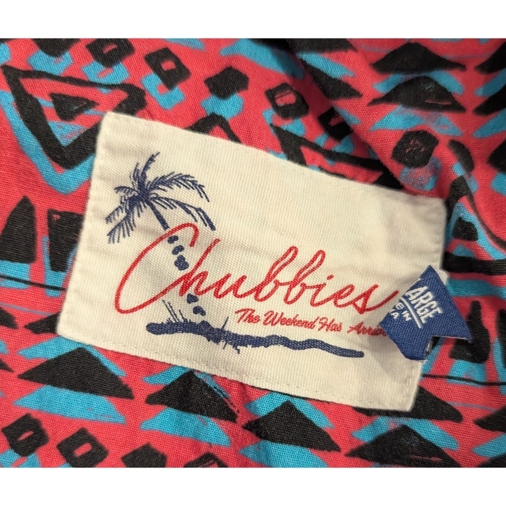 Chubbies Aztec Print Drawstring Waist Cotton Shor… - image 5